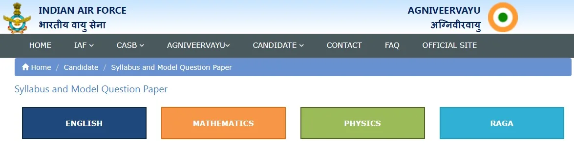Syllabus and Model Question Paper